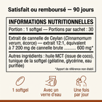 Cylae — Cannelle de Ceylan 7 200 mg avec huile MCT